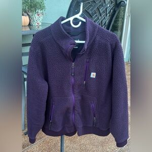 Carhartt Women's Purple Fleece Jacket